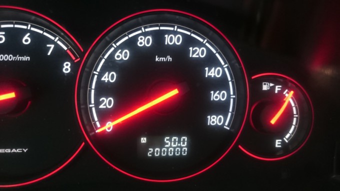 レガシィ200,000km!!