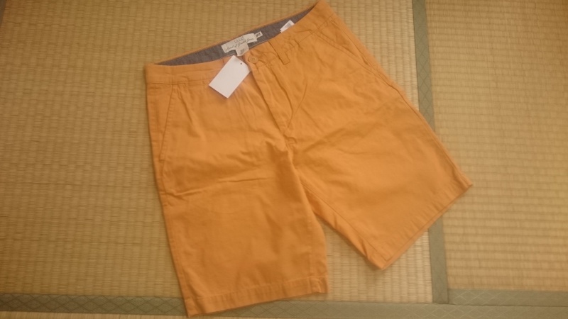 H&Mのイエローなショートパンツ(短パン)を買ってみる