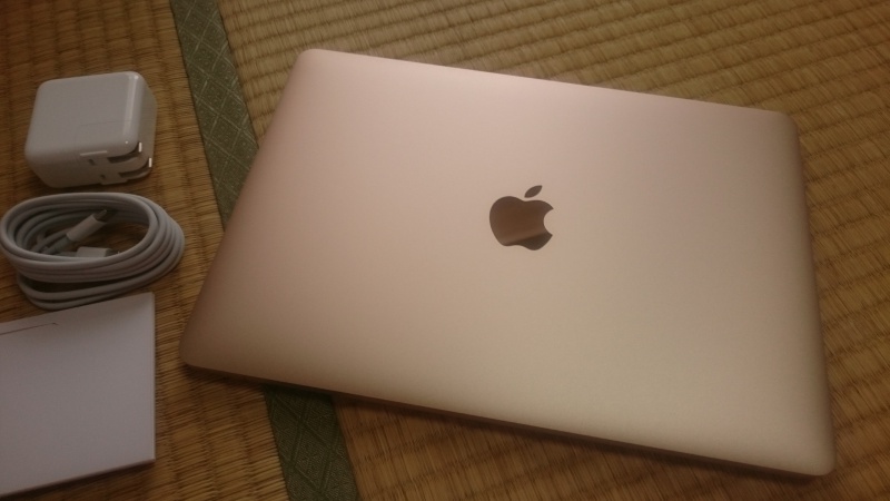 MacBook Early 2016のUSキーボードでゴールド色を買ってみる