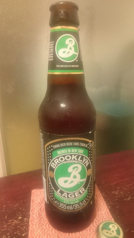 アメリカのビール Brooklyn Lagerを飲んでみる