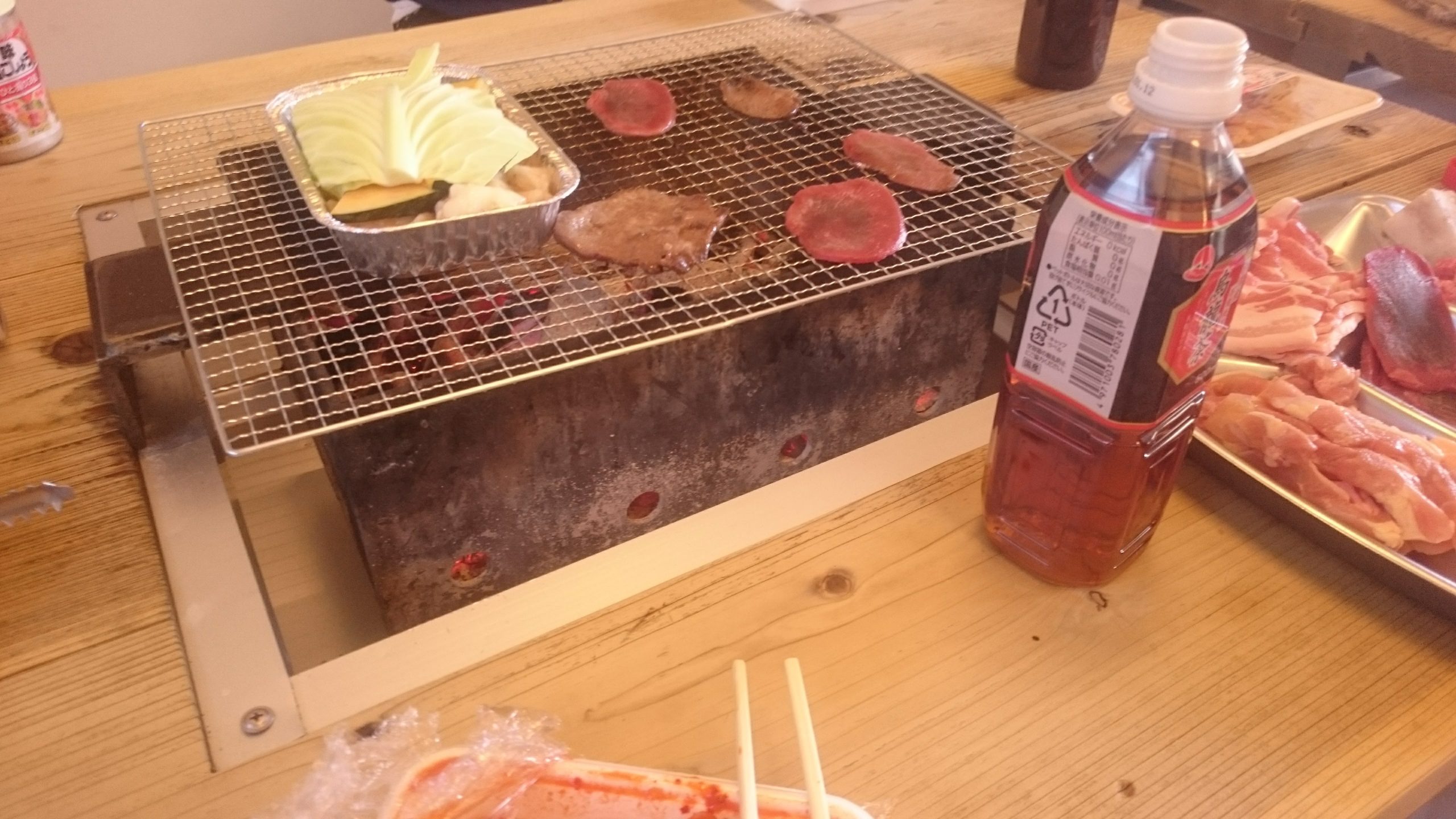 岐阜のBBQ場 養老うまいもん広場のバーベキュー場で養老ミートで買ってきた肉を焼きながら一杯をしてみる