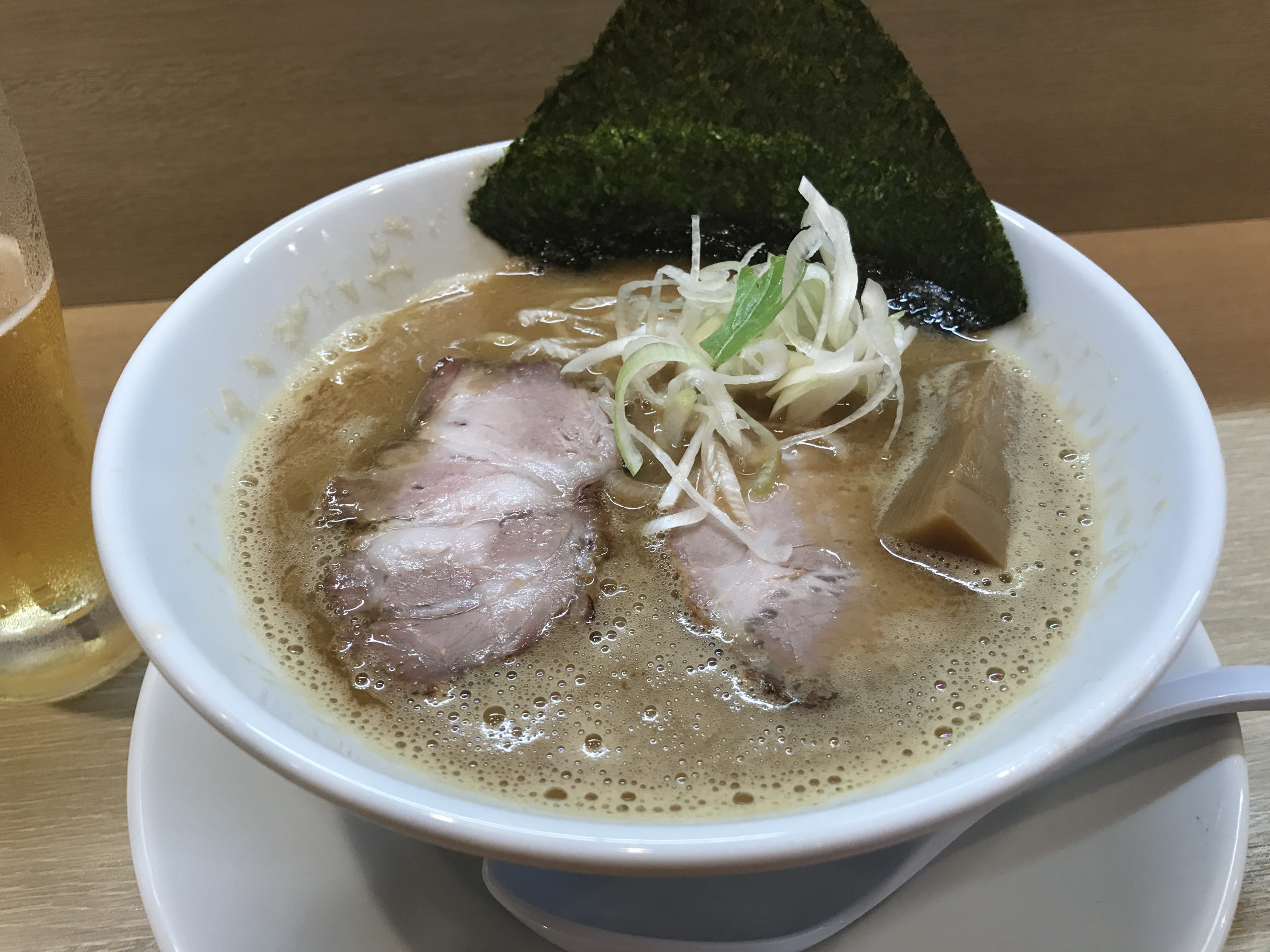 名古屋のラーメン屋 らぁ麺 蒼空で”平子らぁ麺”食べてみる