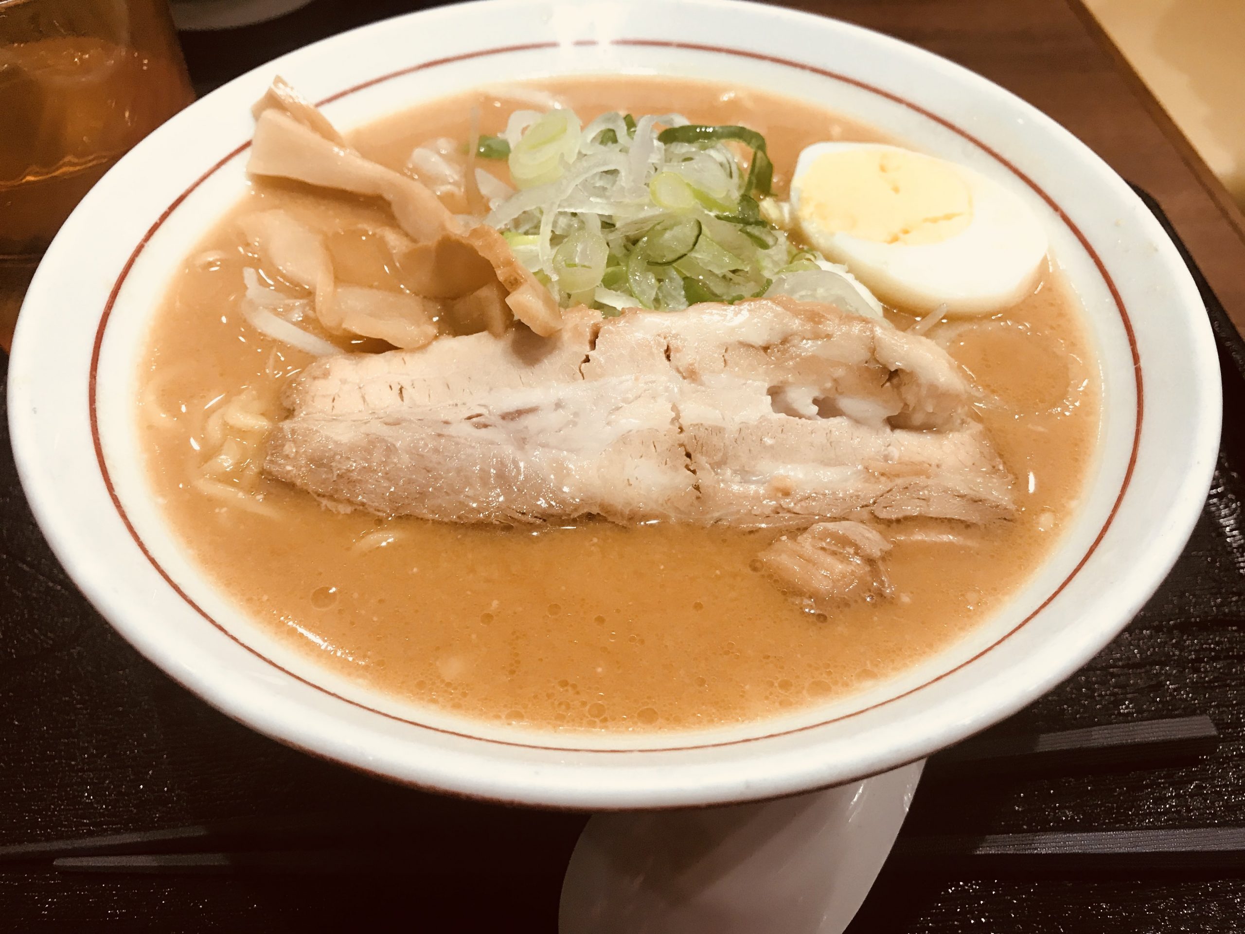 内海峠PAで”濃厚味噌ラーメン”を食べてみる