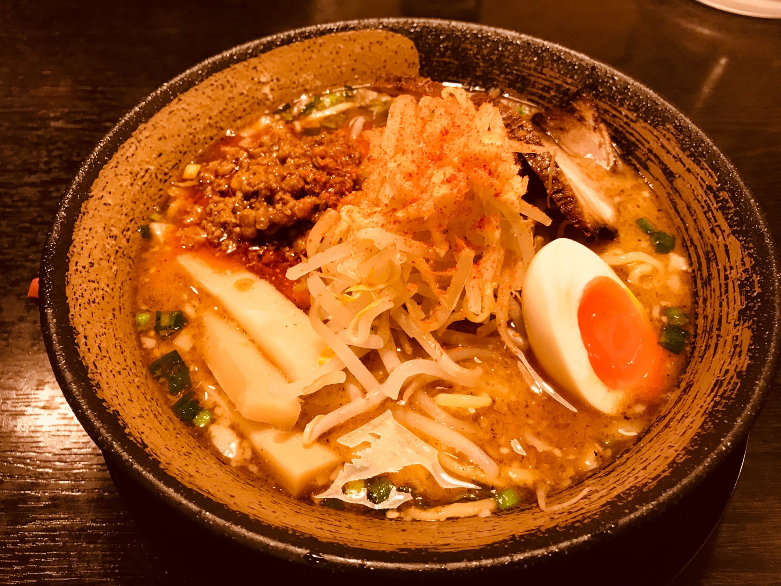 愛知県豊田市のラーメン屋 ラーメン食堂 来楽軒 兄弟店で”男みそ”を食べてみる