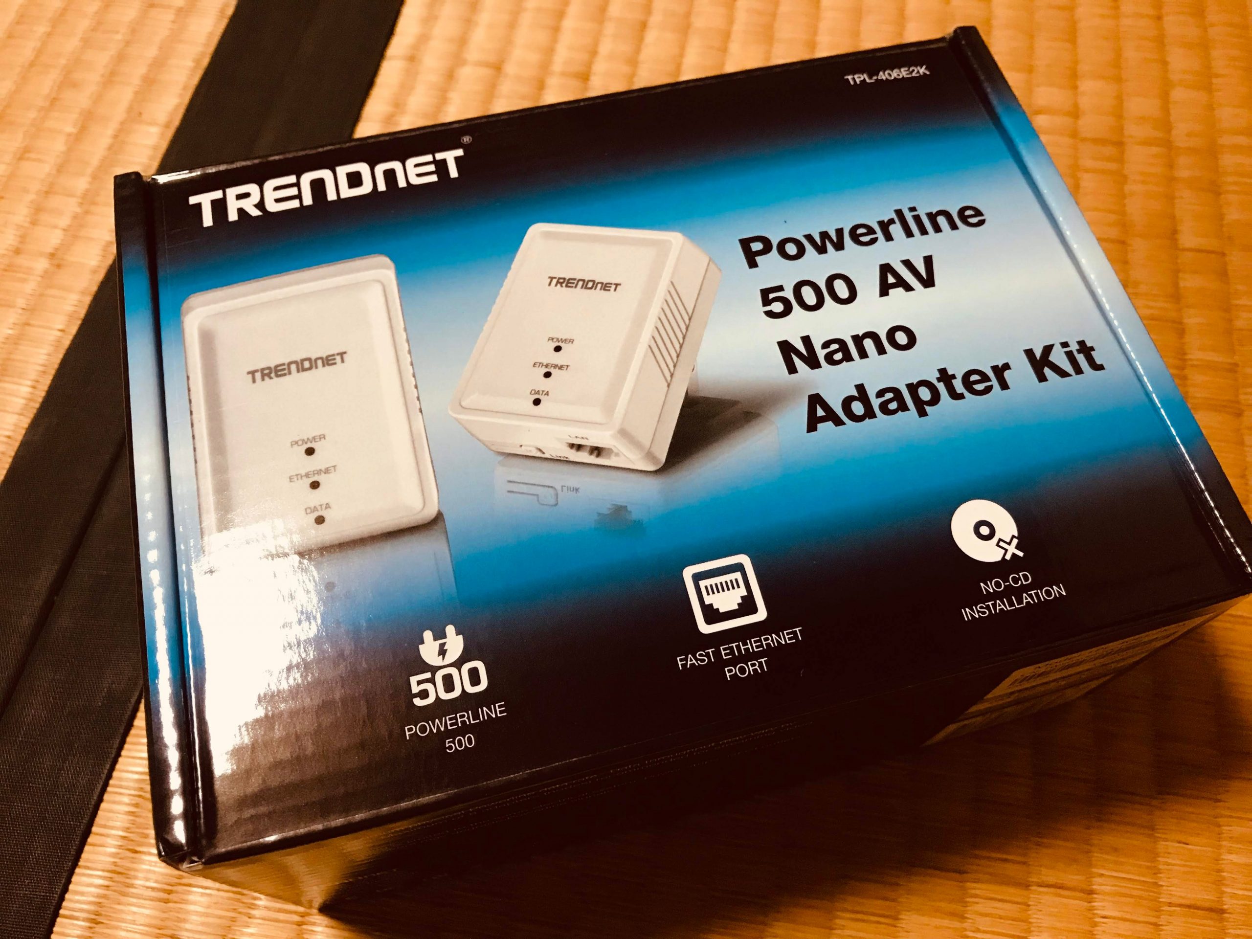 TRENDnetのPowerline 500 AV Nano アダプターキット TPL-406E2Kを買ってコンセント経由でLANを構築してみる