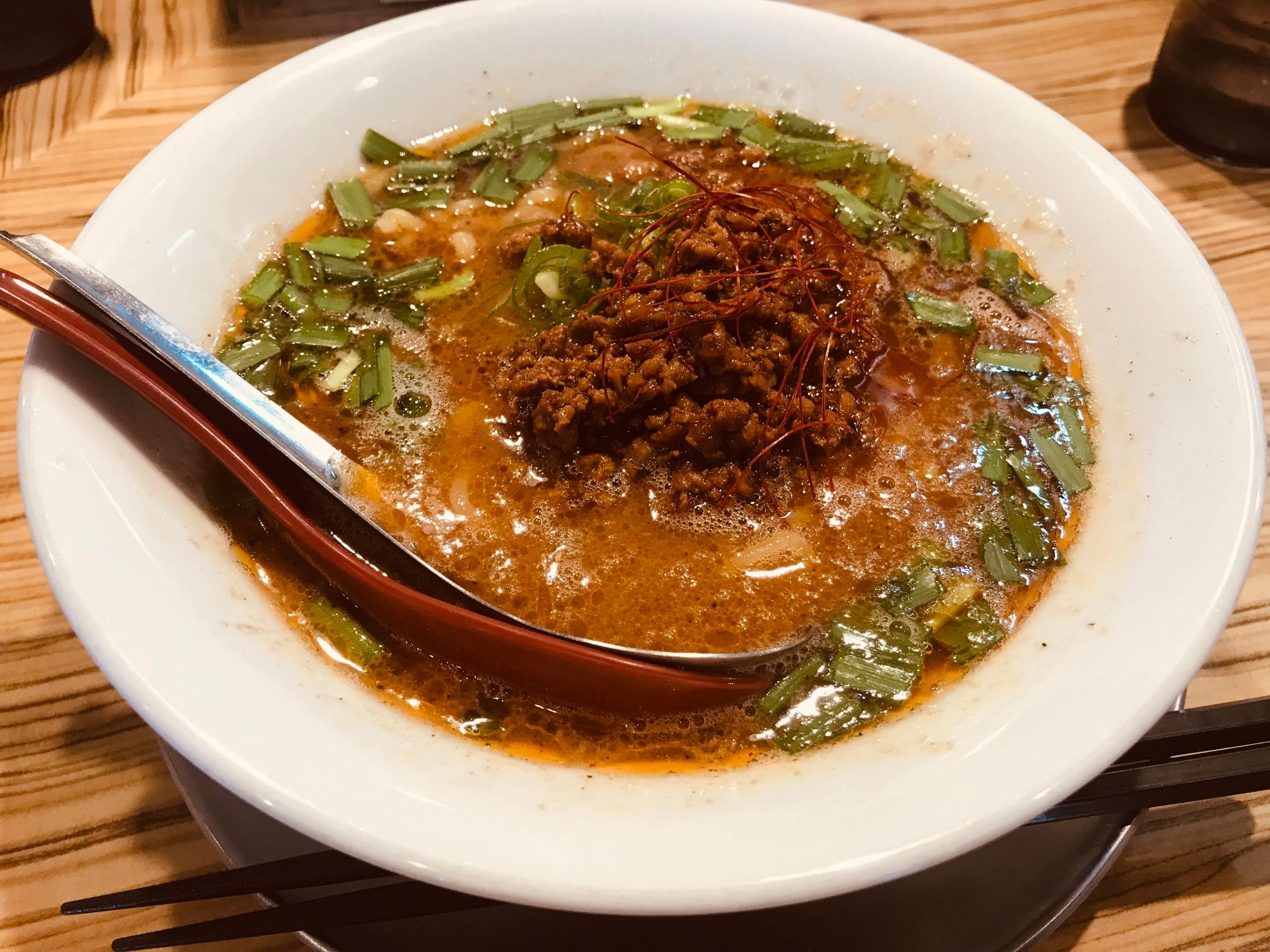 愛知県豊田市のラーメン屋 濃厚軍団の”台湾らーめん”を食べてみる