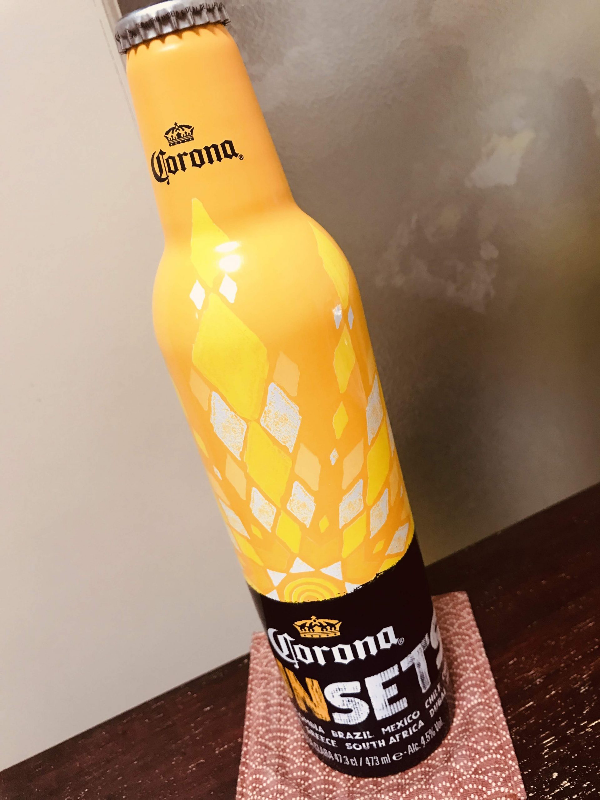 メキシコのビール Corona Extra サンセット缶を飲んでみる