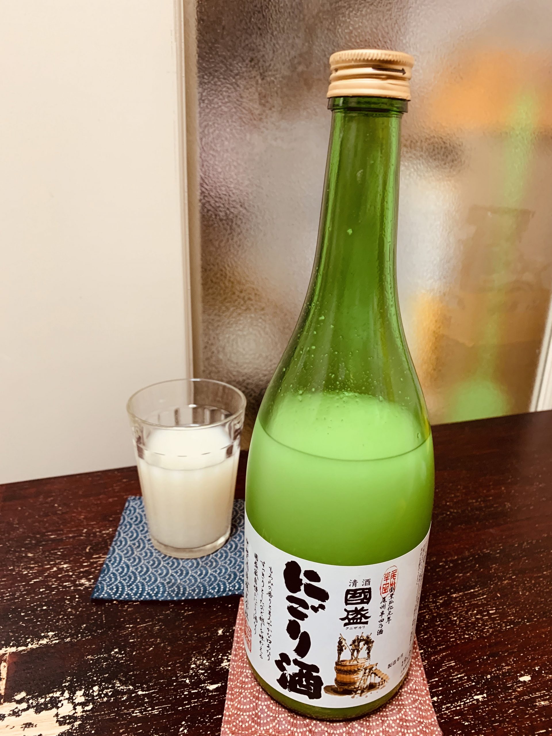 中埜酒造の國盛 にごり酒を飲んでみる