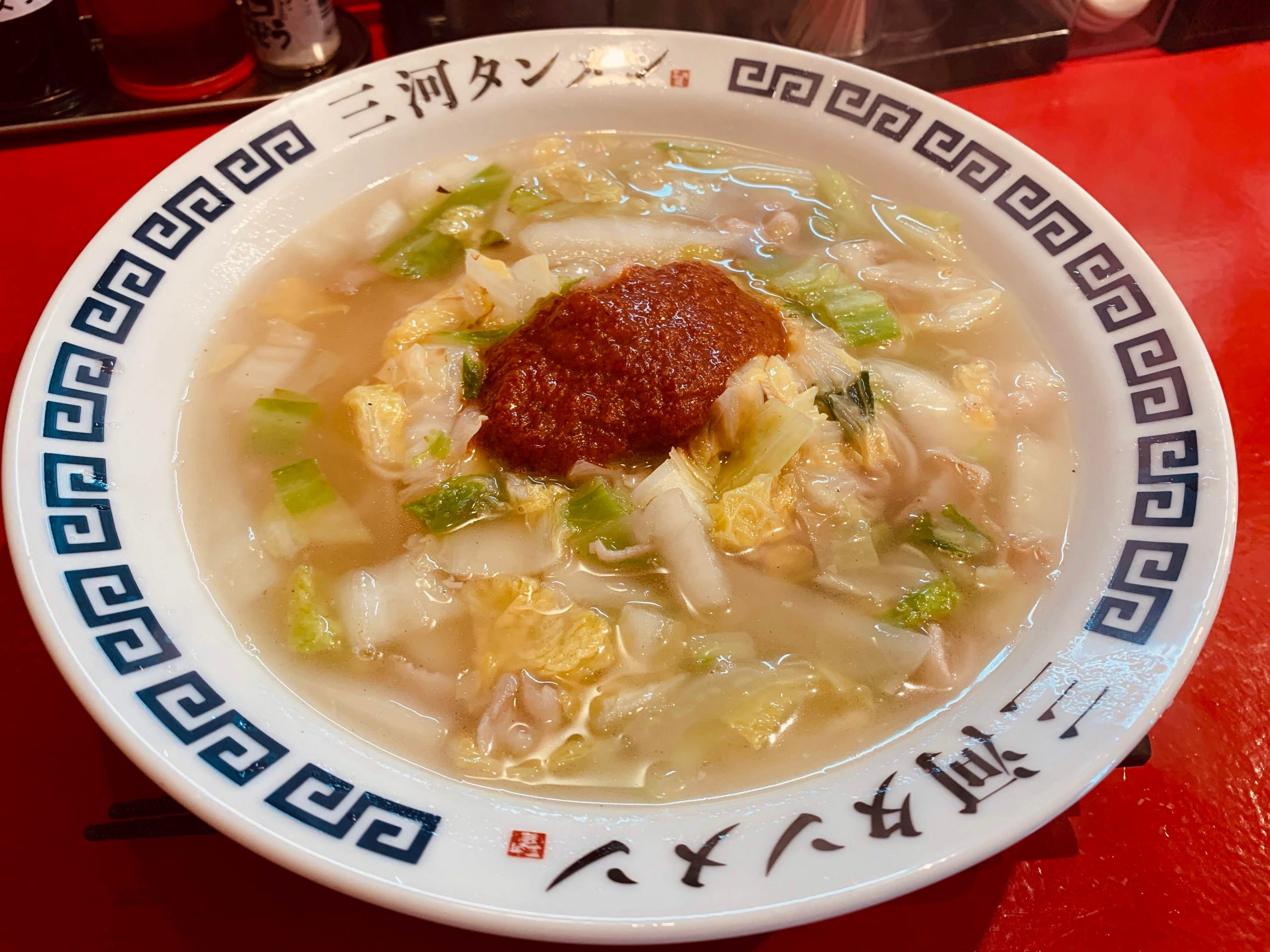 愛知県豊田市のラーメン屋 三河タンメンで三河タンメンを食べてみる