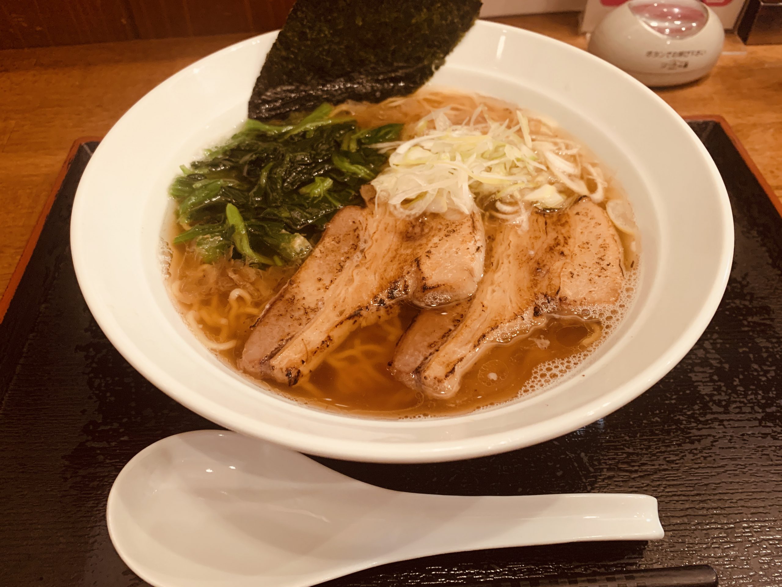 長野県安曇野市のラーメン屋 かかしで”鯖しょうゆラーメン”を食べてみる