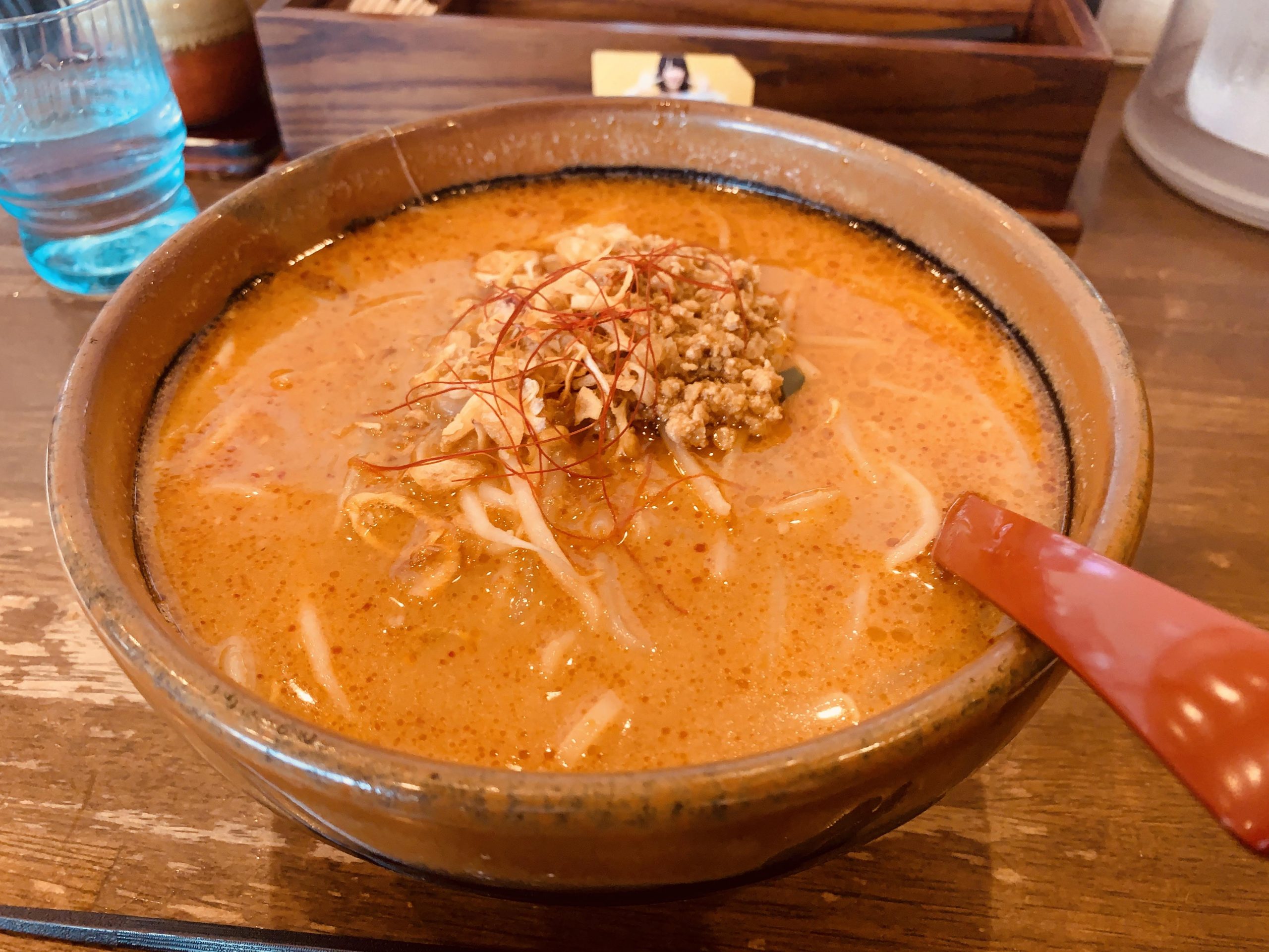 名古屋のラーメン屋 蔵出し味噌 一六の”北海道味噌 辛味噌らーめん”を食べてみる