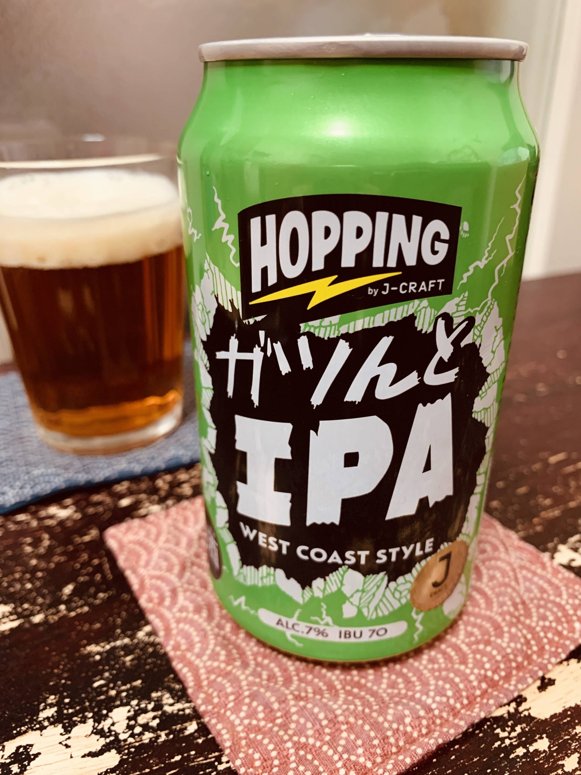 三菱食品のJ-CRAFT HOPPING ガツんとIPAを飲んでみる