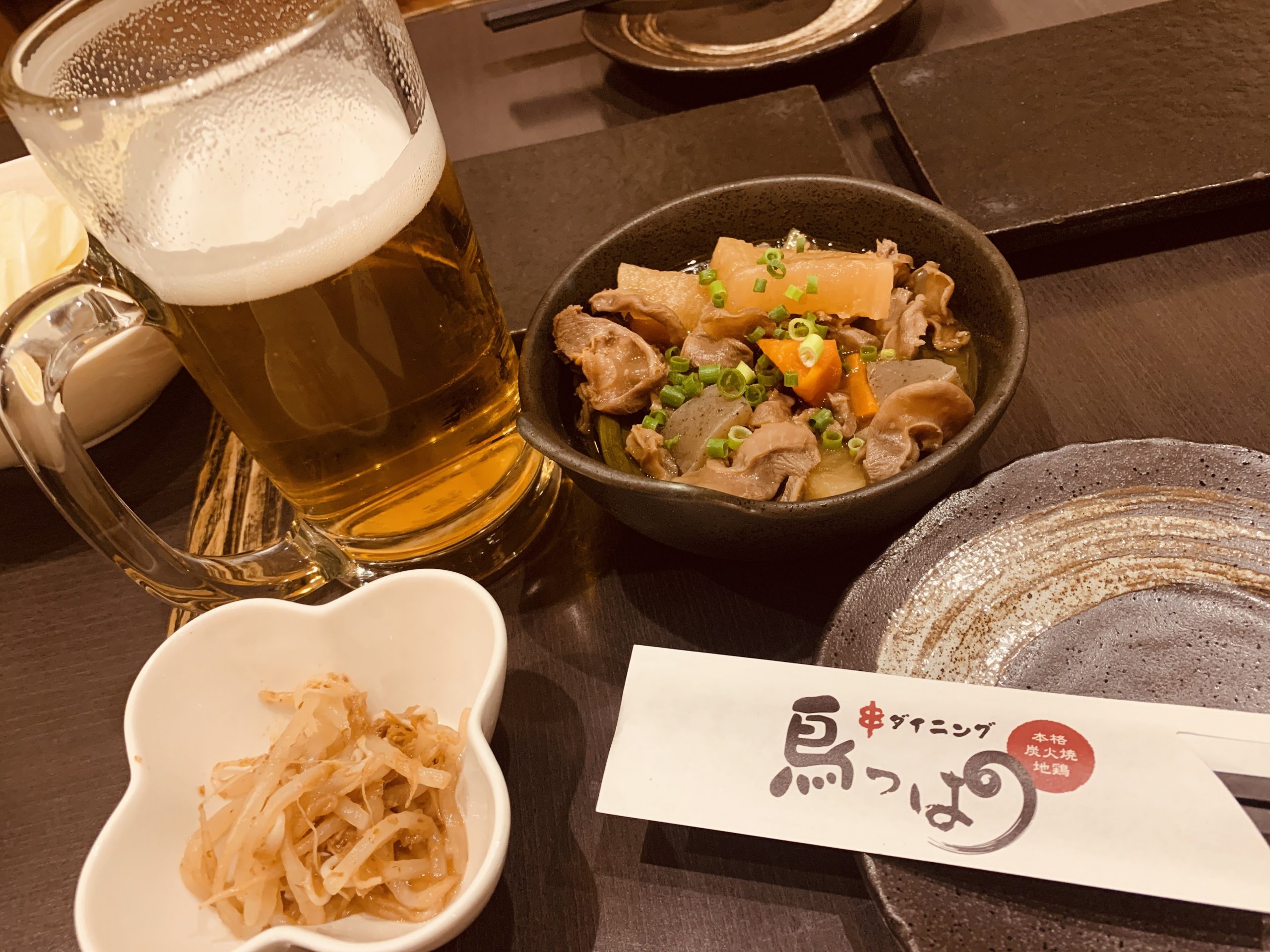 名古屋市天白区の居酒屋 串ダイニング 鳥っぱで一杯飲んでみる