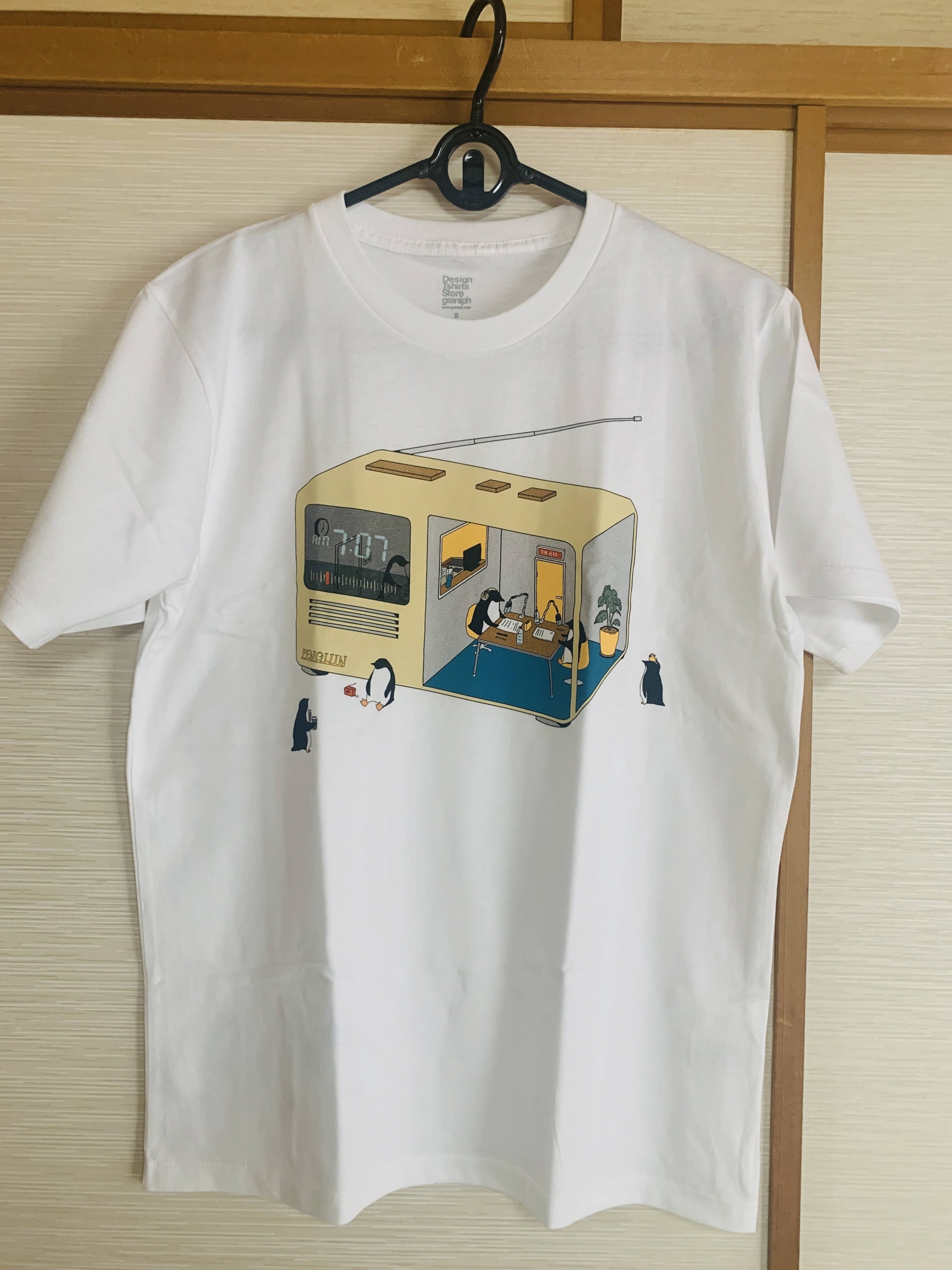 グラニフのペンギンがDJなTシャツ “ペンギンクロックラジオ”を買ってみる