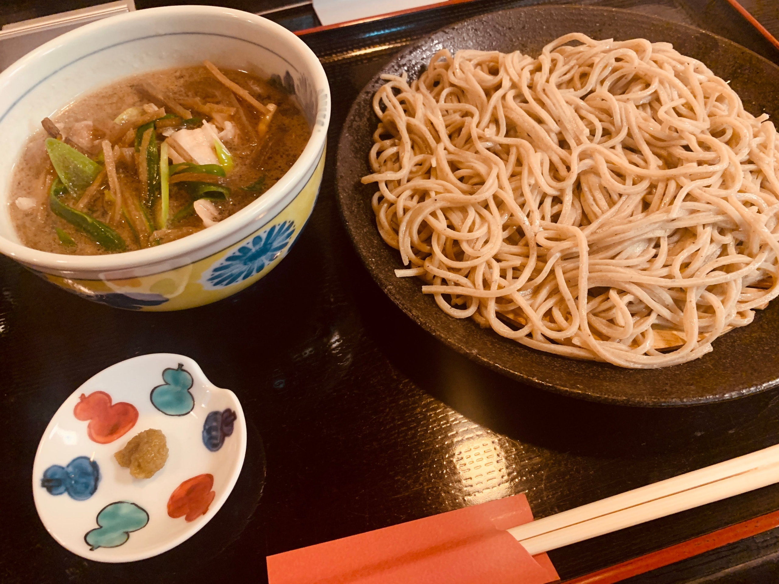 京都市の蕎麦屋 手打蕎麦 たくみやで”京鴨つけそば”を食べてみる