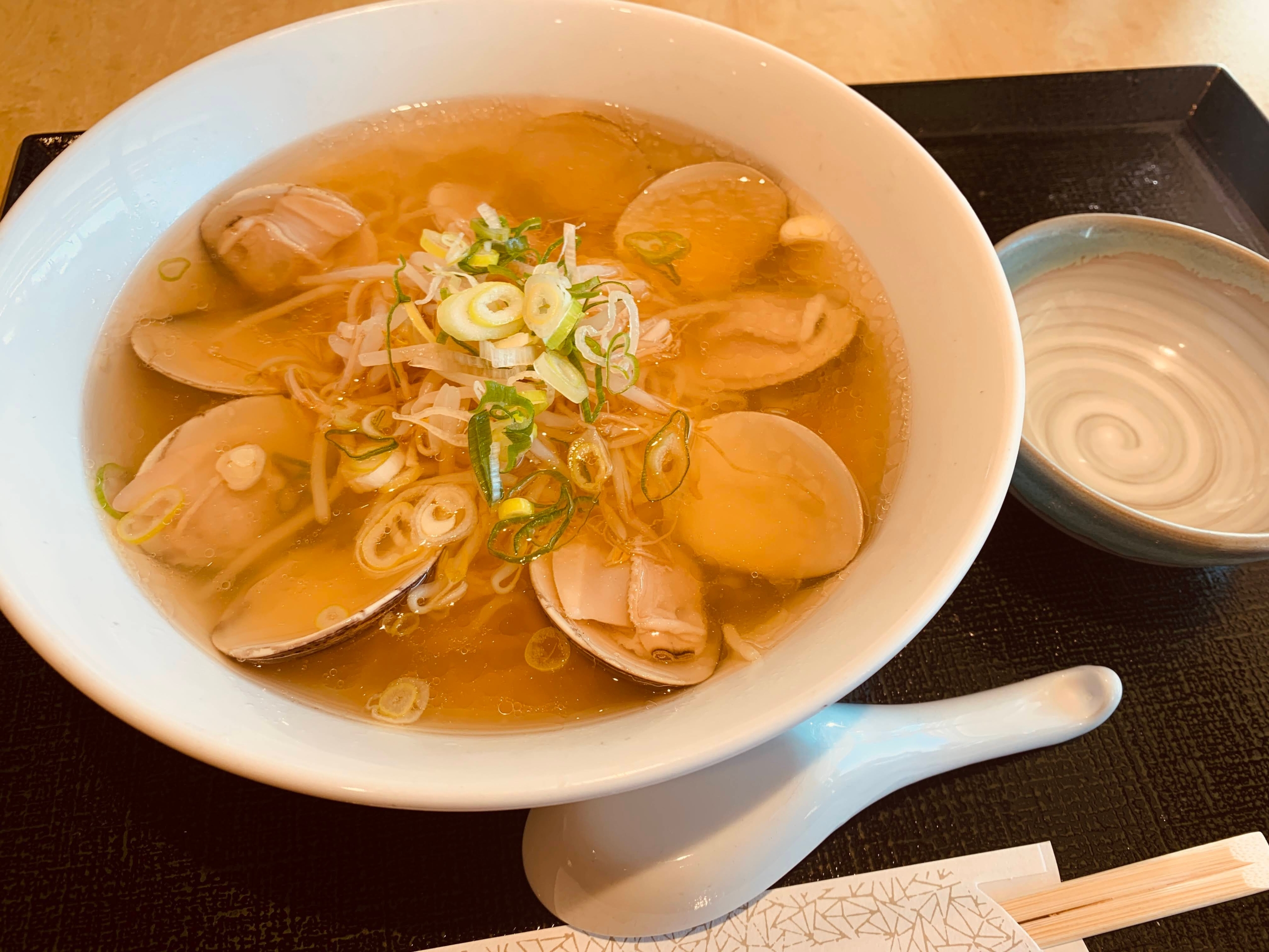 伊勢湾岸道の湾岸長島パーキングエリアで”はまぐりラーメン”を食べてみる