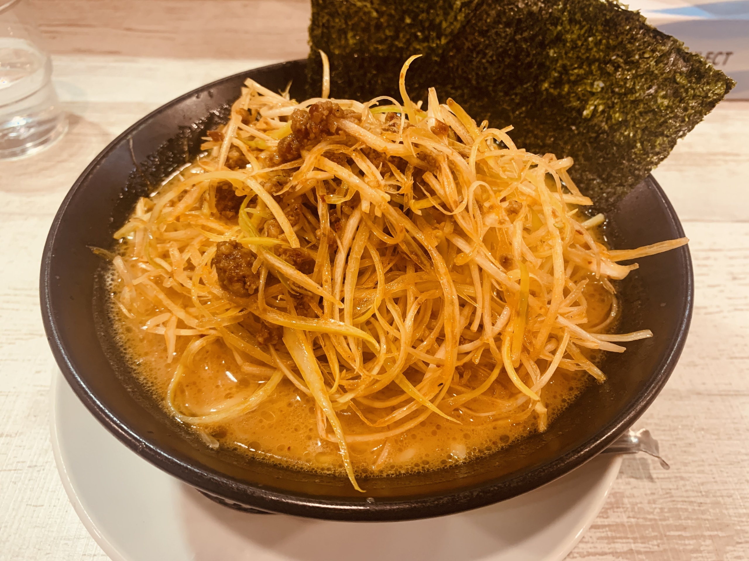 名古屋のラーメン屋 麺屋 もんたなで”味噌ねぎラーメン”を食べてみる