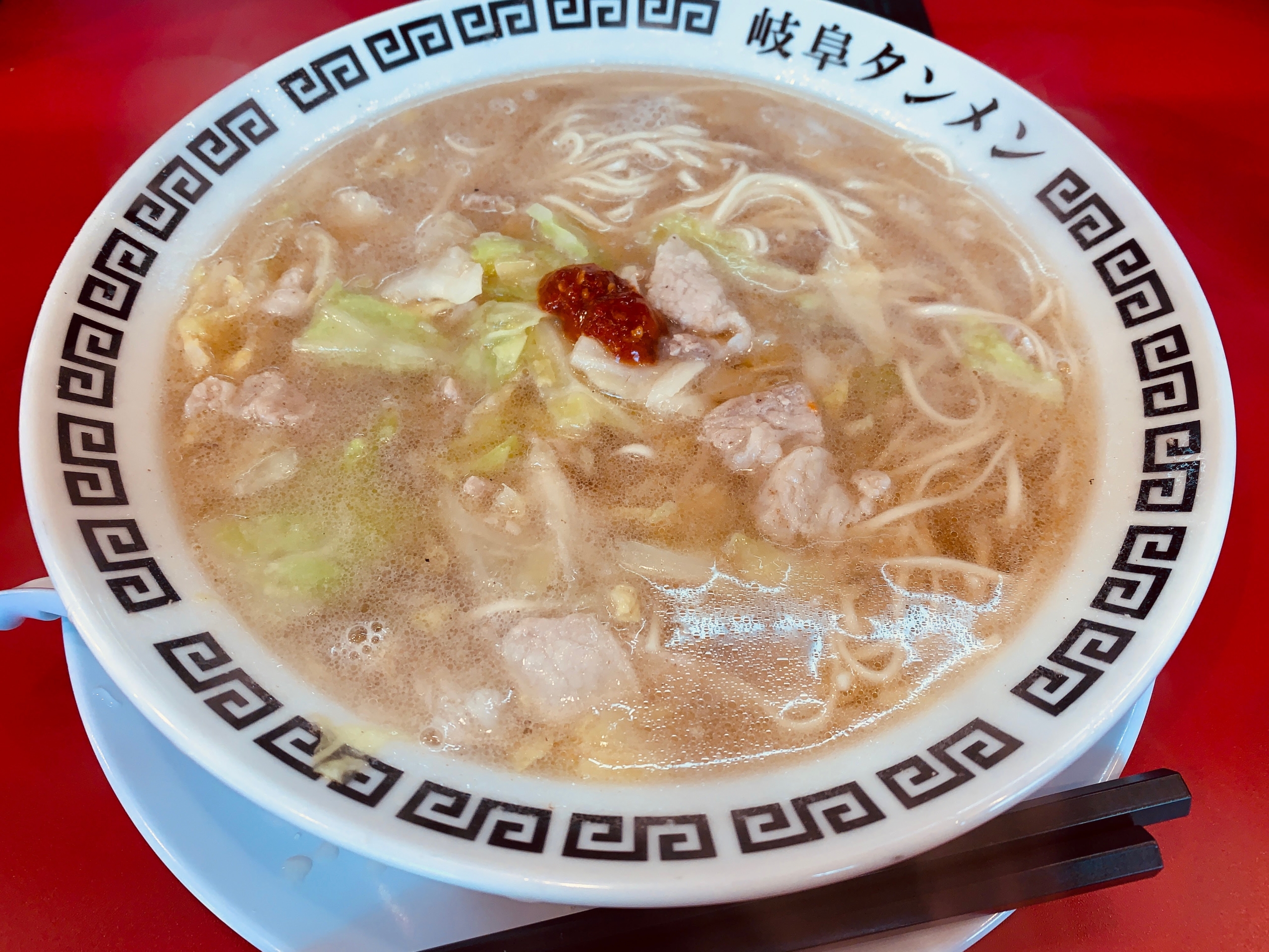 岐阜タンメンの”タンメン”を食べてみる