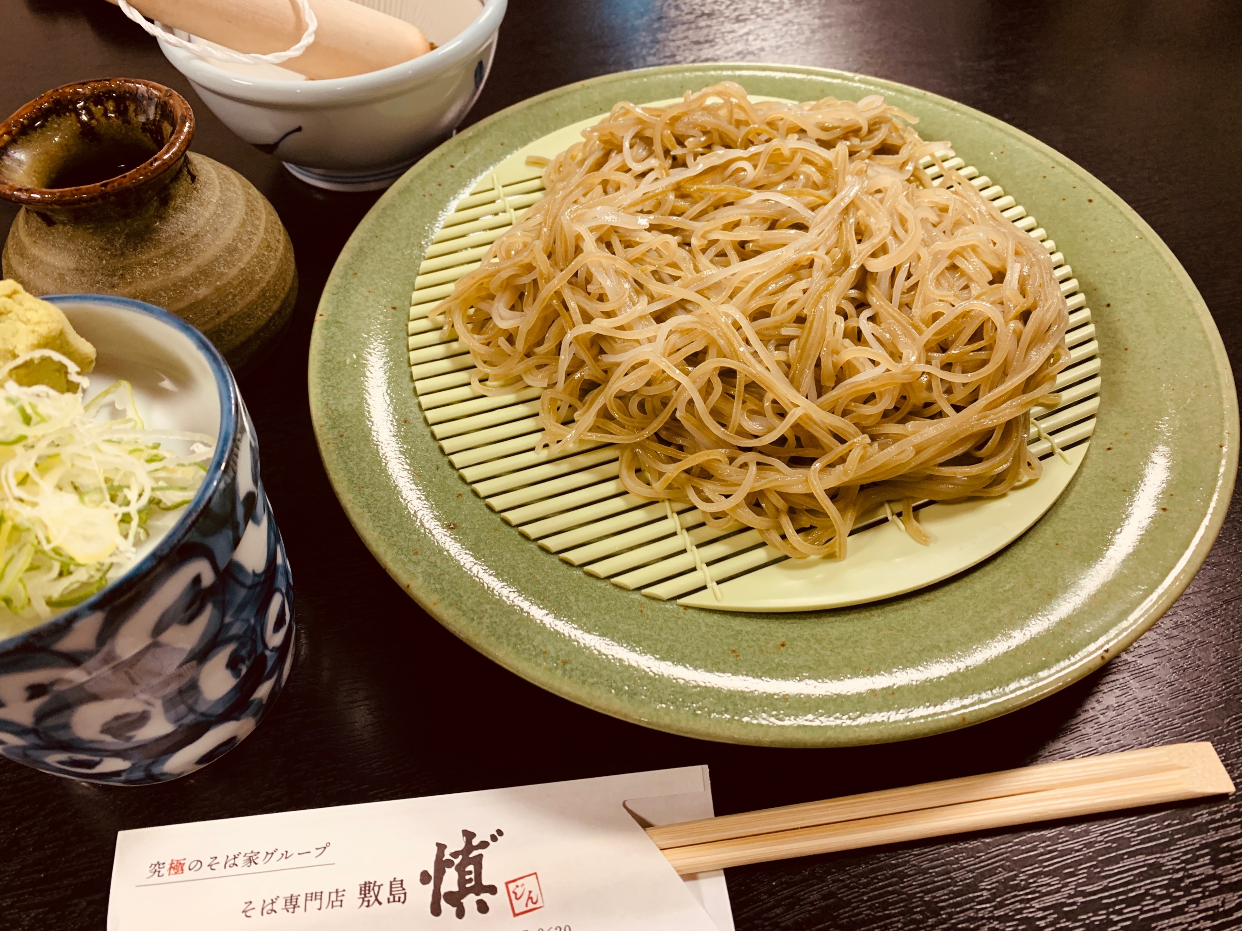 岐阜市の蕎麦屋 そば専門店 敷島 慎”で”もりそば”を食べてみる