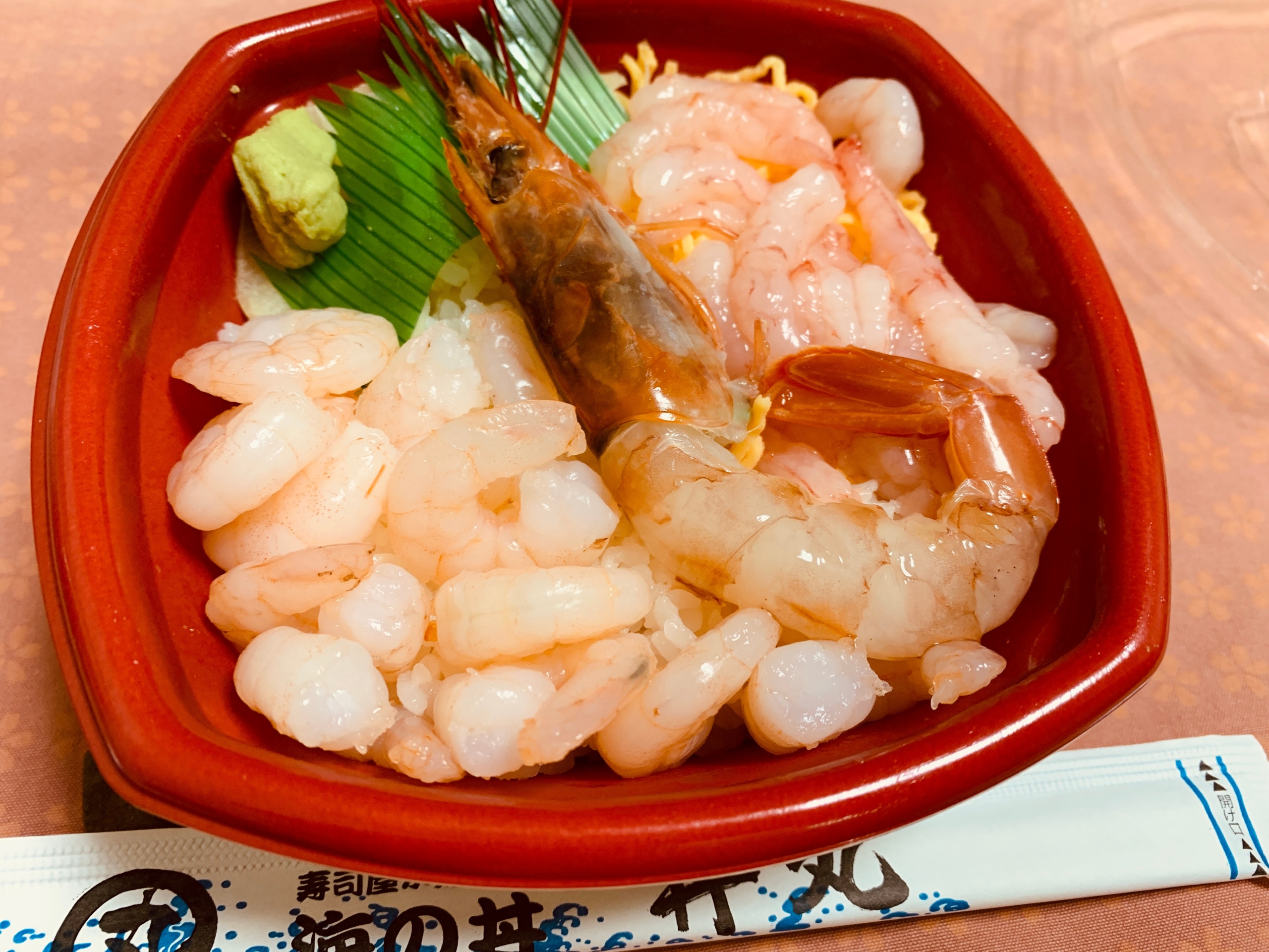 丼丸の”エビづくし丼”をテイクアウトして食べてみる