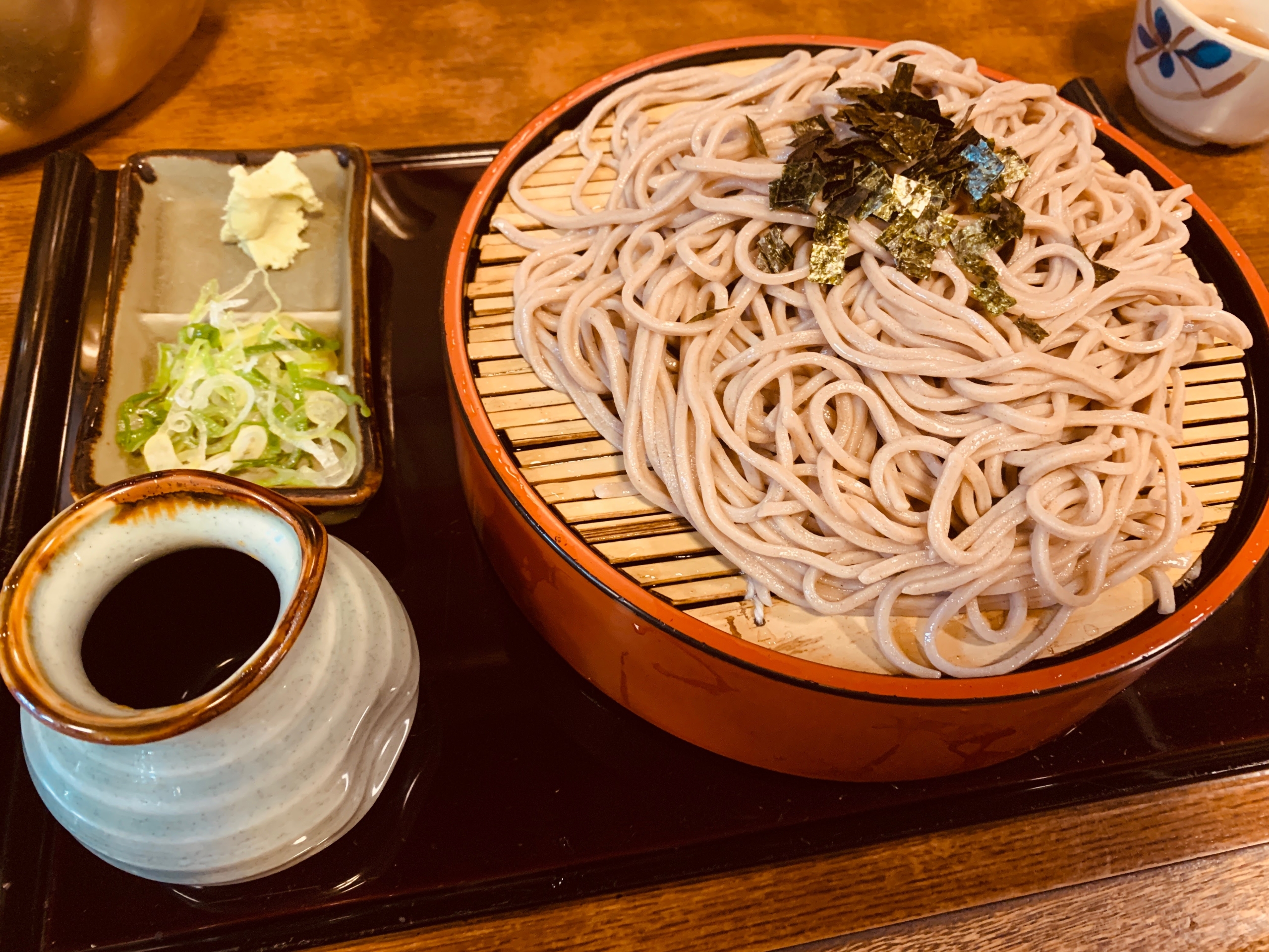 岐阜市の蕎麦屋 更科で”ざるそば”を食べてみる