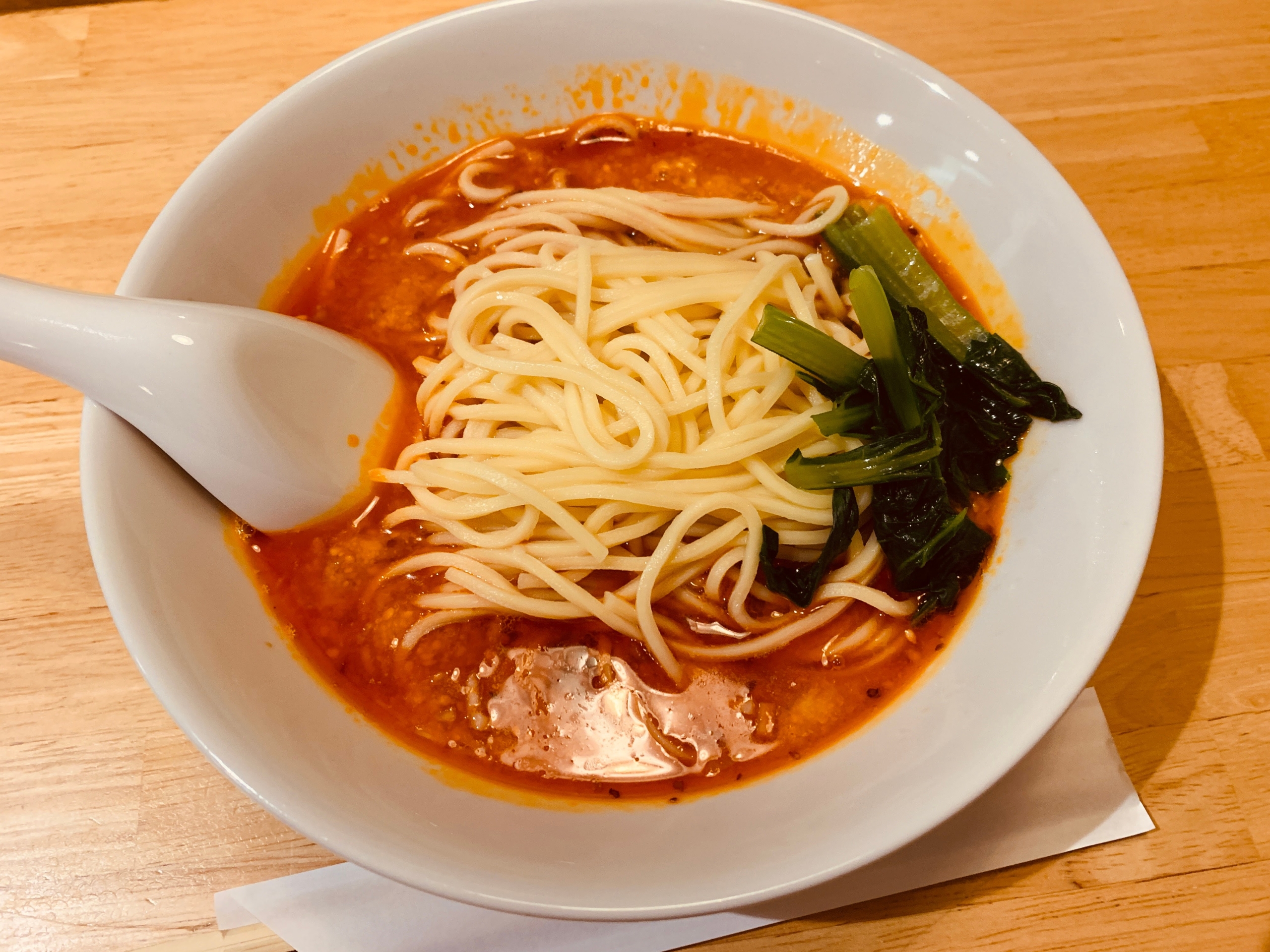 岐阜市のラーメン屋 謹製担々麺うさぎで”謹製坦々麺”を食べてみる