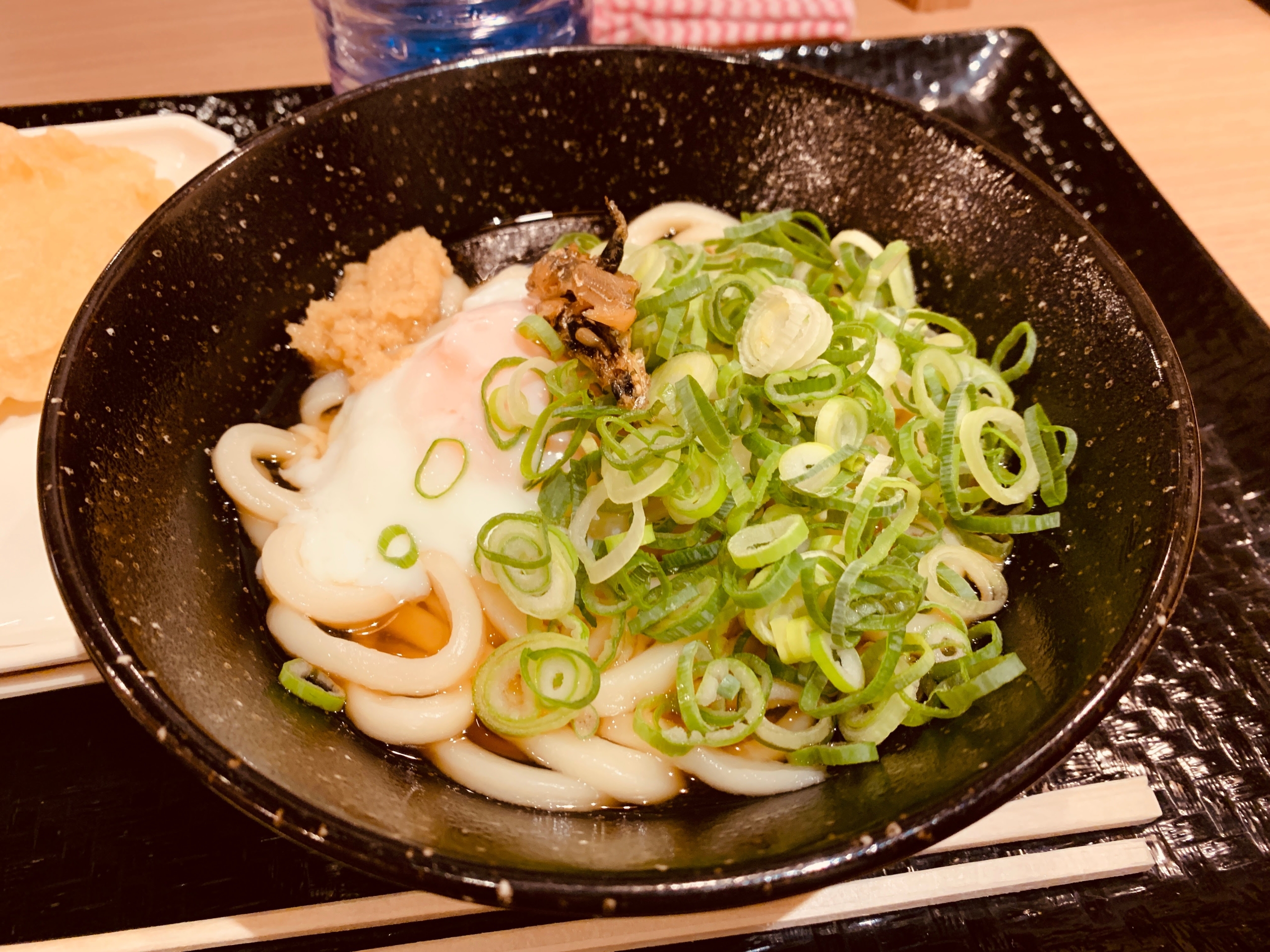 岐阜市のうどん屋 こがね製麺所で”温玉ぶっかけ(冷)”を食べてみる