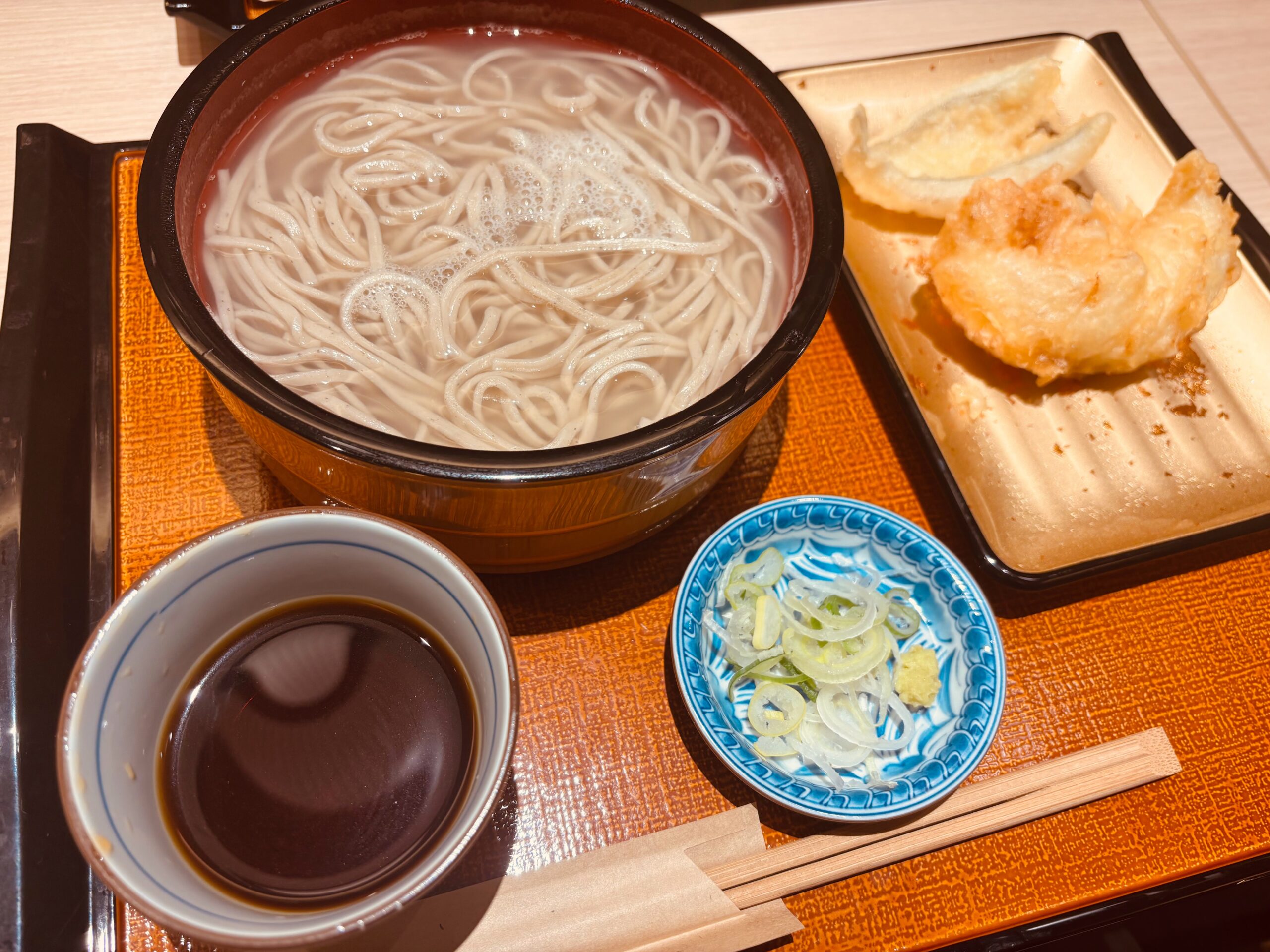 岐阜市の蕎麦屋 “釜揚げそば”を食べてみる