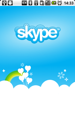 HT-03A(2.2にver.up済)でSkypeを使ってみる